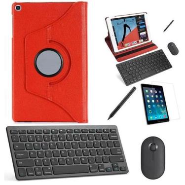 Imagem de Capa 360 Verm Teclado, Mouse, Pel, Stylus Galaxy Tab A7 T500 - BD Net 