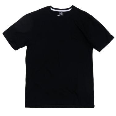 Imagem de Camiseta Volcom Silk Solid Stone Preto-Unissex