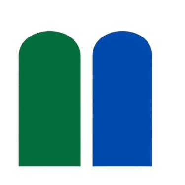 Imagem de CAPA PARA PAINEL DE FESTA 2X1 PAINEL ROMANO (ROYAL + VERDE)