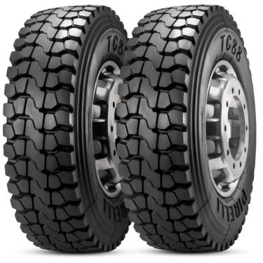 Imagem de Kit 2 Pneu Pirelli Aro 22 11.00r22 150/146k Tt M+s Tg88