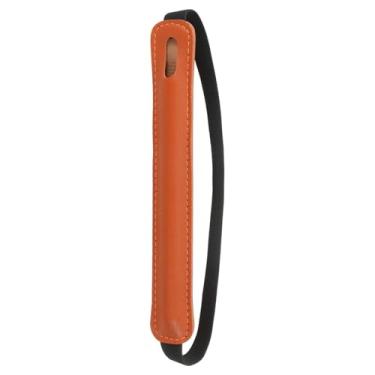 Imagem de PATIKIL Suporte de caneta para tablet, capa universal retrátil para caneta, estojo elástico, bolso para lápis, bolsa protetora para tablet, notebook, laranja