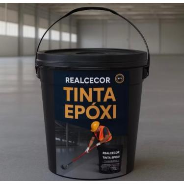 Imagem de Tinta Epóxi base água Realcecor 18L  Acabamento Profissional Durável, 