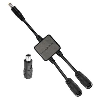 Imagem de KarlKers Cabo adaptador paralelo DC 8 mm Y, conector DC 7909 para cabo adaptador paralelo de 8 mm para painel solar, proteção de corrente reversa, gerador solar compatível com Jackery