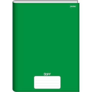 Imagem de Caderno Brochura Capa Dura Univ Verde 200X275MM 96 Folhas - JANDAIA