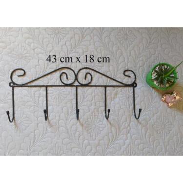 Imagem de Cabide porta toalha porta treco porta chave chaves rustico colonial fa