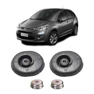 Imagem de Par Coxim Amortecedor Dianteiro Peugeot 208 2015 2016 2017 - Qualykits