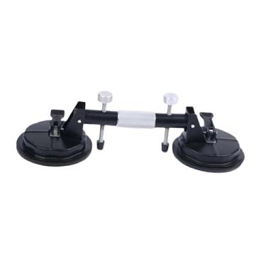 Imagem de Fenteer Ajustador de juntas de granito com ventosas a vácuo, ferramenta de junção de juntas de para laje, Preto