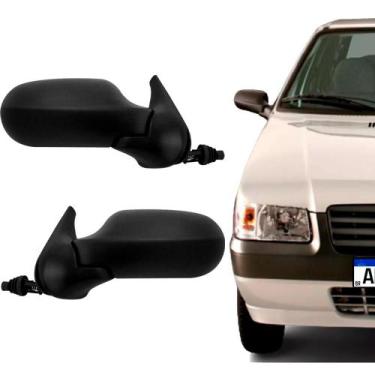 Imagem de Par Retrovisor Externo com Controle Uno Fire Flex 06 a 10 4p - COFRAN 