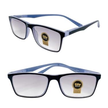 Imagem de Óculos de Leitura Sol Violeta Com Preto com Lentes Perto Grau (Violeta Com Preto, 2.5, x)