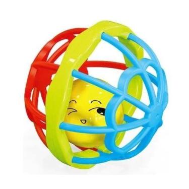 Imagem de Bolinha chocalho do bebe (sortidos) - pica pau