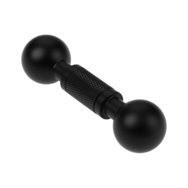 Imagem de Be In Your Mind Suporte de extensão de cabeça esférica dupla de 17 mm em liga de alumínio para câmera de ação smartphone conversor GPS