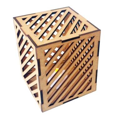 Imagem de Kit3 Luminárias em MDF Velas LED Abajur Led Iluminado Decoração romântica