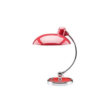 Imagem de Abajur de cabeceira Luminária de mesa cabeceira para sala estar, quarto, simples, escritório, leitura, estudo(Red)