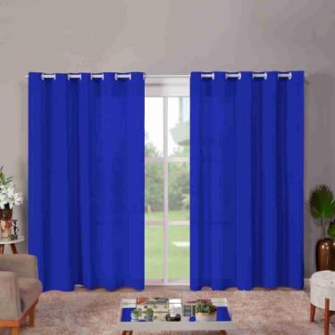 Imagem de Cortina Roma Premium para Sala e Quarto, 3,00x2,20m, Poliéster, Decorativa, Estampada (ROYAL)