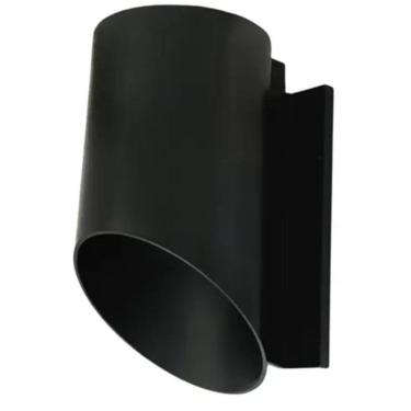 Imagem de Arandela Viena Externa Facho Simples Chanfrado Preta