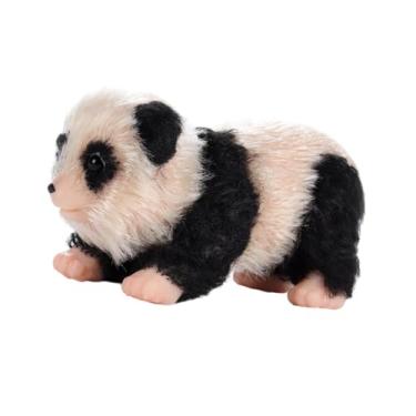 Imagem de Dynwave Brinquedo Panda Miniatura Realista para Decoração de Casa Colecionáveis RPG