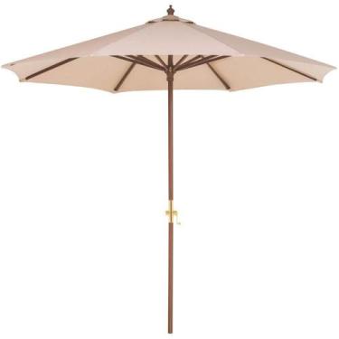 Imagem de Ombrelone Tramontina em Madeira e Poliéster Bege sem Base 2,7m 1499900