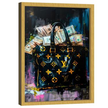 Imagem de Quadro Decorativo Bolsa de Dinheiro