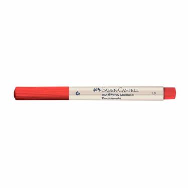 Imagem de Marcador permanente Multimark 1.0mm Vermelho Faber-Castell