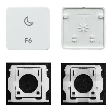 Imagem de GRMTRV Dobradiça individual de substituição para teclado Magic A2438 A2439 A2449 A2450 A3118 A3203 2021-2024 ano (tecla F6)