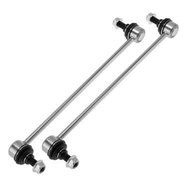 Imagem de Partuto Barras estabilizadoras dianteiras sem buchas para Acura RDX 2007-2012 Kits de elos de barra oscilante Links de extremidade de barra de suspensão Nº K750297 Borracha de ferro tom prateado 2