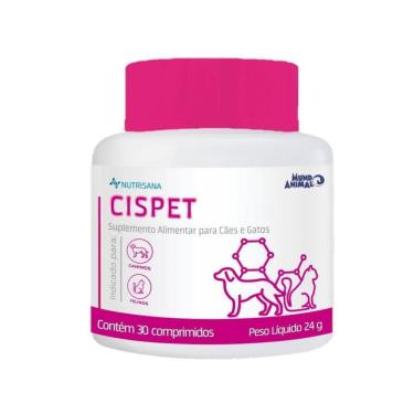 Imagem de Nutrisana Cispet Suplemento Alimentar Para Cães E Gatos C/30 Comp- Mundo Animal