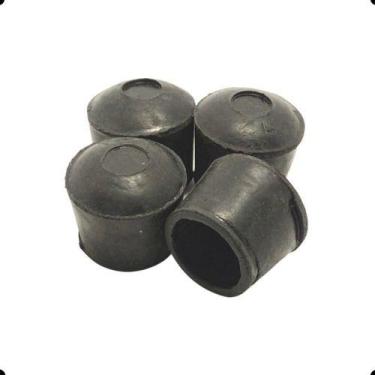 Imagem de Ponteira/pé Cadeira Redonda Borracha 7/8" c/ 20un - FORSAN