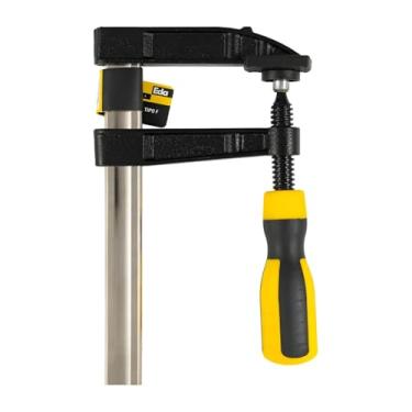 Imagem de Grampo Sargento Profissional Eda 50x200mm Eda 0LN Tipo F Marcenaria Cabo Emborrachado Fixação De Madeiras
