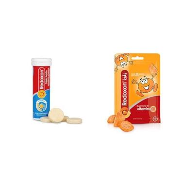 Imagem de Redoxon Kit Vitamina Tripla Ação 10 Comprimidos e Kids Laranja 25 Gomas
