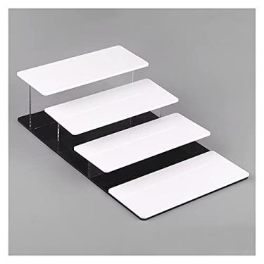 Imagem de Prateleira de exibição de óculos de sol de acrílico multicamada prateleira de exibição prateleira de exibição de óculos suporte de exibição de óculos de mesa organizador de prateleira de exibição