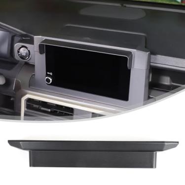Imagem de Viseira de proteção solar de navegação para carro compatível com Toyota Tacoma 2024 2025, tela de navegador GPS, protetor de para-sol, viseira no painel, acessórios antirreflexo (para tela de 8