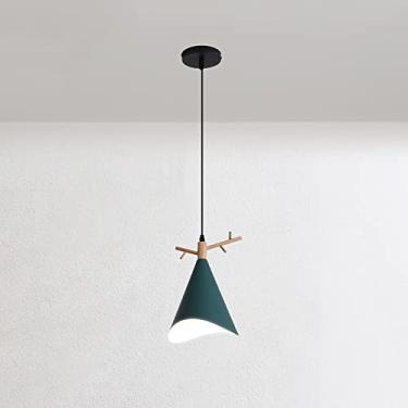 Imagem de YQSLQZZ Lustre de sala de jantar, luminária pendente de ilha de cozinha moderna decorativa chifre, mesa de jantar acima da pia luz de teto suspensa, altura ajustável, luzes E27*1