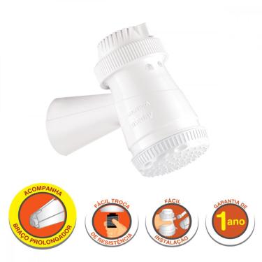 Imagem de Ducha Eletrica Tramontina 3 Temperaturas 5500 W 127 V Branca