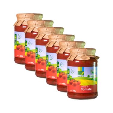 Imagem de Kit 6X: Molho de Tomate Orgânico Coopernatural 585g