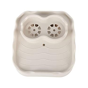 Imagem de Bandeja de mesa para banheira de hidromassagem, mesa lateral antiderrapante com suporte de bebida para relaxar no spa, cinza, garantindo conveniência e conforto em banheiras de hidromassagem, piscinas