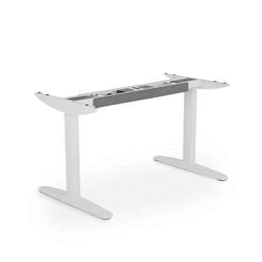 Imagem de Mesa com Regulagem de Altura DT3 F50; Sistema anticolisão; Alerta de sedentarismo;Trava de segurança infantil; Organozador Magnético, Selos de certificaçãoes (White Frame)