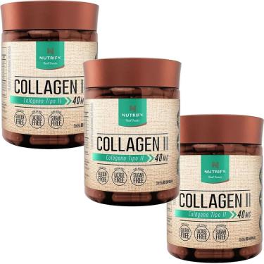 Imagem de Kit 3X Collagen II - 60 Cápsula - Nutrify-Masculino