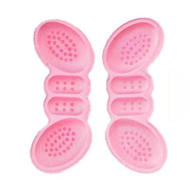 Imagem de Conjunto de 4 almofadas de calcanhar para sapatos soltos protetores de calcanhar para homens e mulheres evitam fricção e escorregões