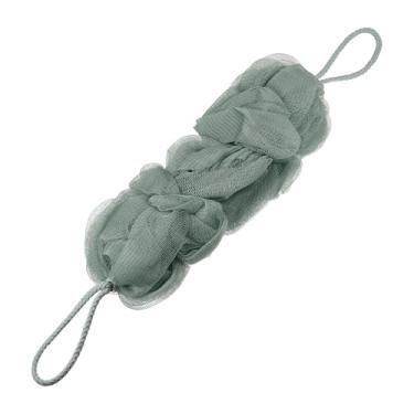 Imagem de 1 peça de esponja de bucha de banho para chuveiro de banheiro 29 x 12 cm x 6 cm, verde