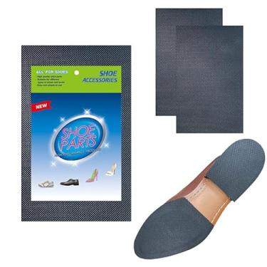 Imagem de 1 par de protetor antiderrapante de sola de sapato, aderência antiderrapante no calcanhar, sola autoadesiva com redução de ruído