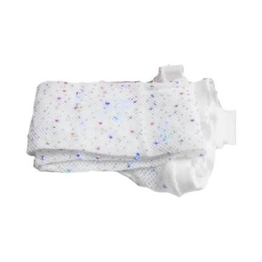 Imagem de Meia Calça plus Size Com Glitter E Rede, Abertura Na Parte Íntima, Bri