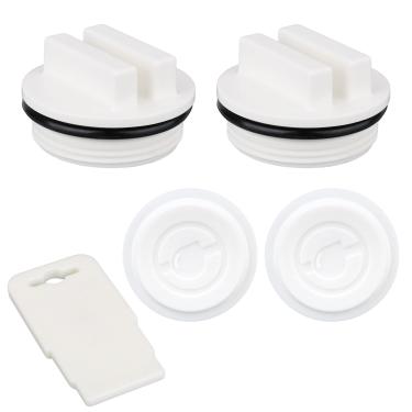 Imagem de 4pçs Capas Bocais Jato Piscina & Plugues Retorno Roscados 3,8cm, Kit de Enchimento Invernamento Piscina com Ferramenta Remoção Assento Olho Mágico para Hayward SP1419D Bocal Olho Mágico