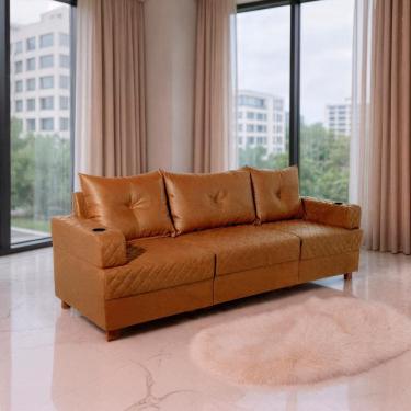 Imagem de Sofá 3 Lugares 2,35m Essenza Living Bom Pastor