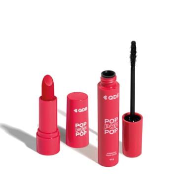 Imagem de Combo POP: Batom Semi Matte Vermelho Icônico 3,6g + Máscara de Cílios 10g