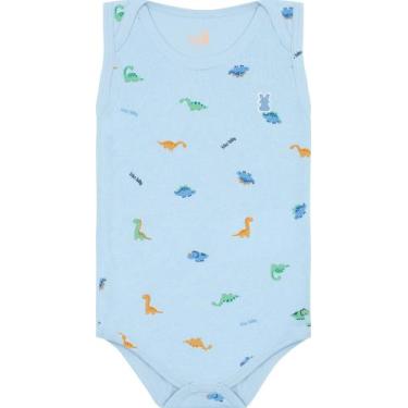 Imagem de Body regata bebe 13589 kiko e kika - Kiko baby, Azul, M