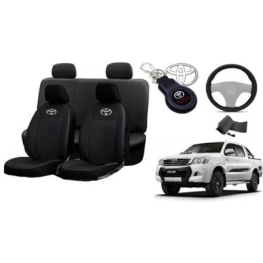 Imagem de Capa de couro para o banco hilux 2016-2019 proteção impermeável