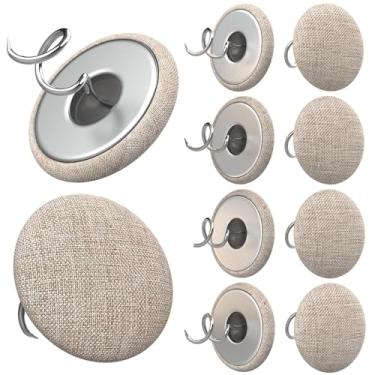 Imagem de MAICOBI Alfinetes de estofamento – Alfinetes de saia de cama, capas de sofá, estofados, suportes de poltrona, evitam que a almofada do sofá deslize, marrom claro 12