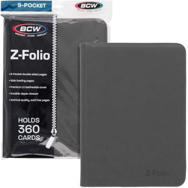 Imagem de BCW Álbum LX com 9 bolsos Z-Folio, Cinza