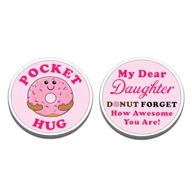 Imagem de Pocket Hug Token for Daughter,to My Daughter Gift for Long Distance Relationship Keepsake,Daughter Gifts from Mom Dad,Stocking Stuffers for Teen Girls, for Girls, Birthday Gifts