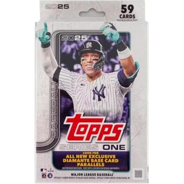 Imagem de Topps Caixa Para Pendurar Cards Colecionáveis De Beisebol Da Série 1 2025 (59 Cards)